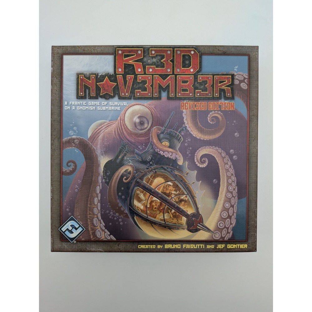 Red November Board Game Revised Edition (Complete)